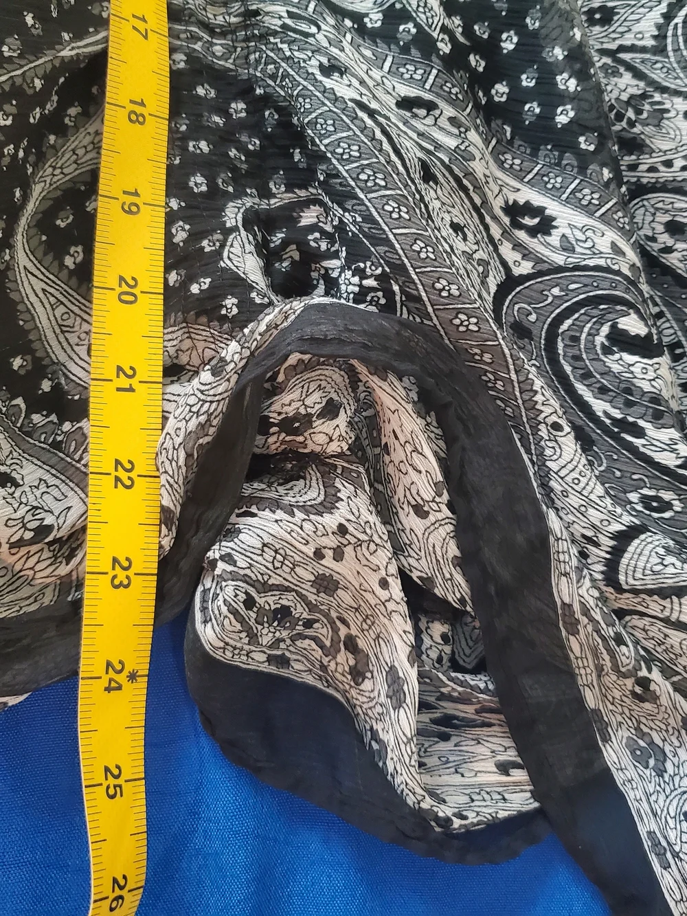 Speed Control Black White Paisley Kaftan Dress 3XL Plus Size V Neck Boho Maxi